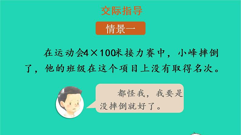 四年级语文上册 第六单元 口语交际：安慰教学课件 新人教版05