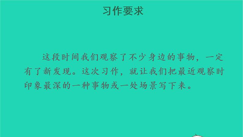 2022三年级语文上册 第五单元 习作：我们眼中的缤纷世界教学课件 新人教版03