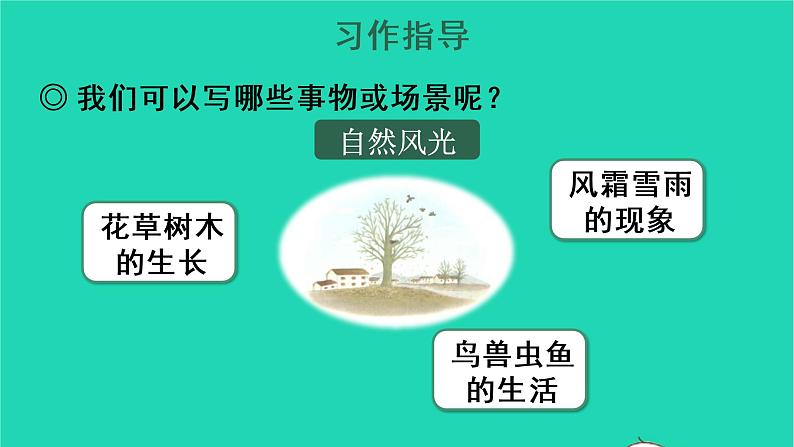 2022三年级语文上册 第五单元 习作：我们眼中的缤纷世界教学课件 新人教版04