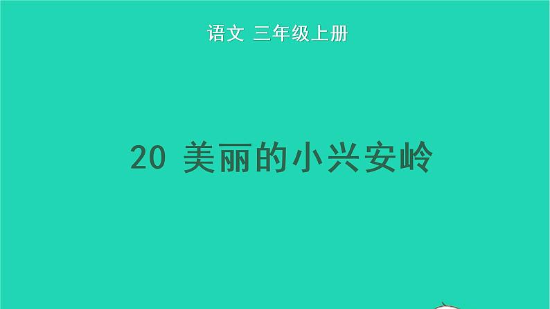 2022三年级语文上册 第六单元 20 美丽的小兴安岭教学课件 新人教版01