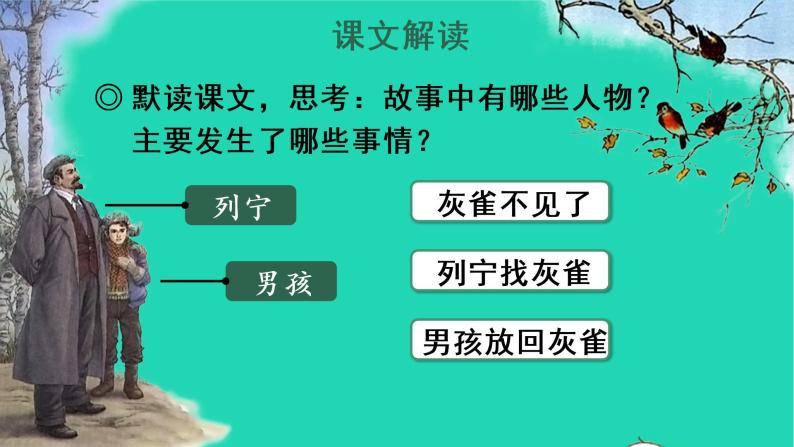 2022三年级语文上册 第八单元 25 灰雀教学课件 新人教版08