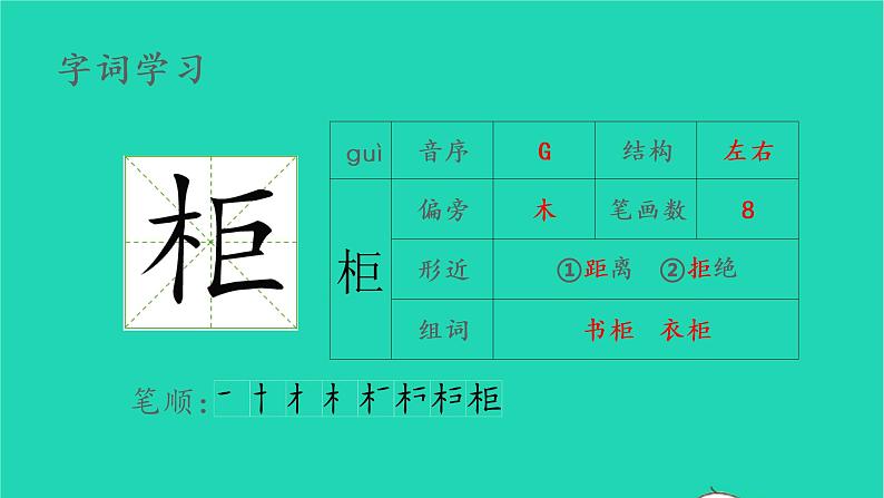 2022六年级语文上册第五单元17盼生字课件新人教版07