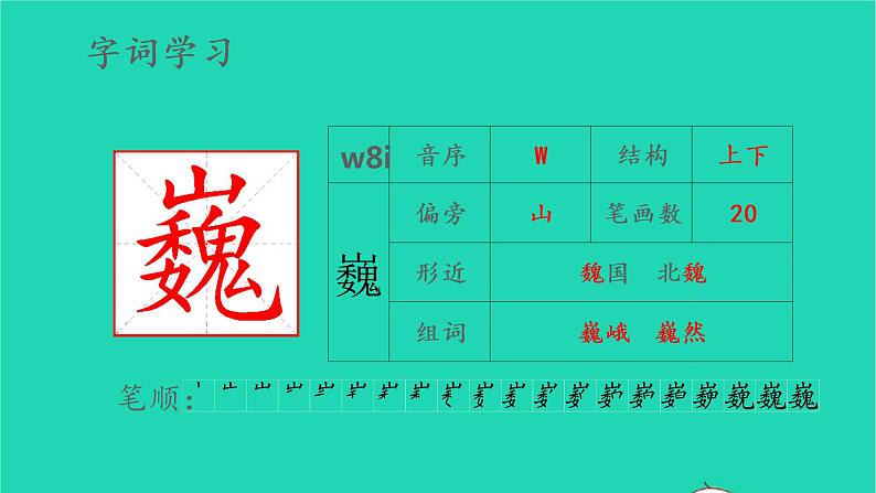 2022六年级语文上册第七单元22文言文二则生字课件新人教版03