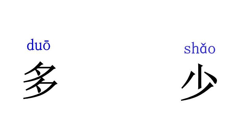 人教版（部编版）小学语文一年级上册  7. 大小多少    课件02