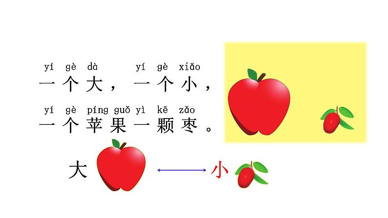 人教版（部编版）小学语文一年级上册 7 大小多少  课件第6页