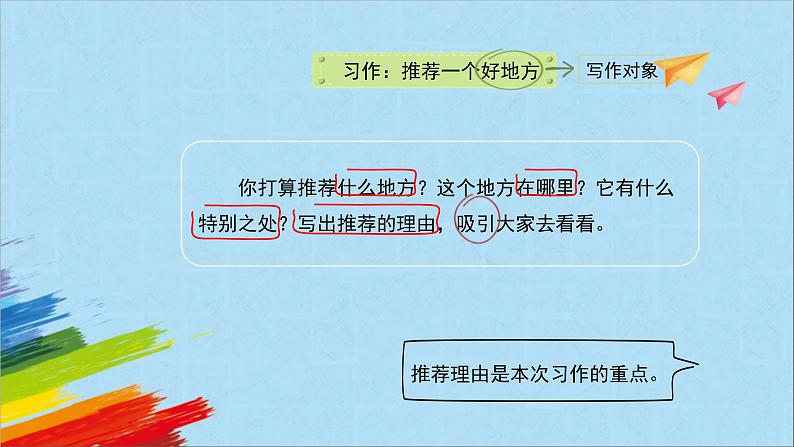 部编版四年级语文上册《习作：推荐一个好地方》教学课件03