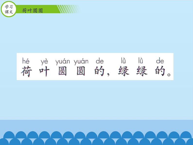 部编版小学语文一年级下册13荷叶圆圆(7)课件第7页