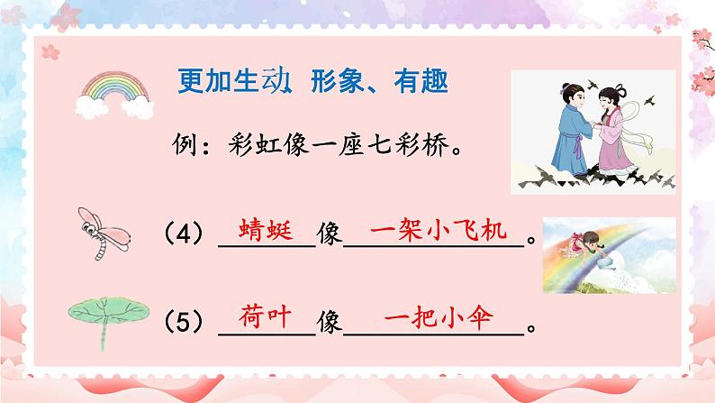 部编版小学语文一年级下册4-2一起来造句期末复习课件第4页