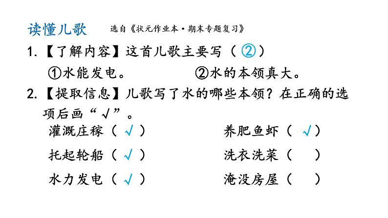 部编版小学语文一年级下册7-2认认神奇的水期末复习课件第5页