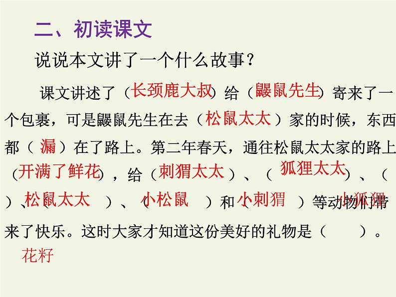 部编版小学语文二年级下册3 开满鲜花的小路(1)（课件）第3页