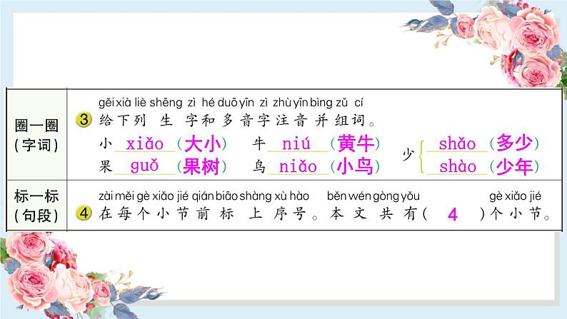 部编版小学语文一年级上册识字7 大小多少 课件第3页