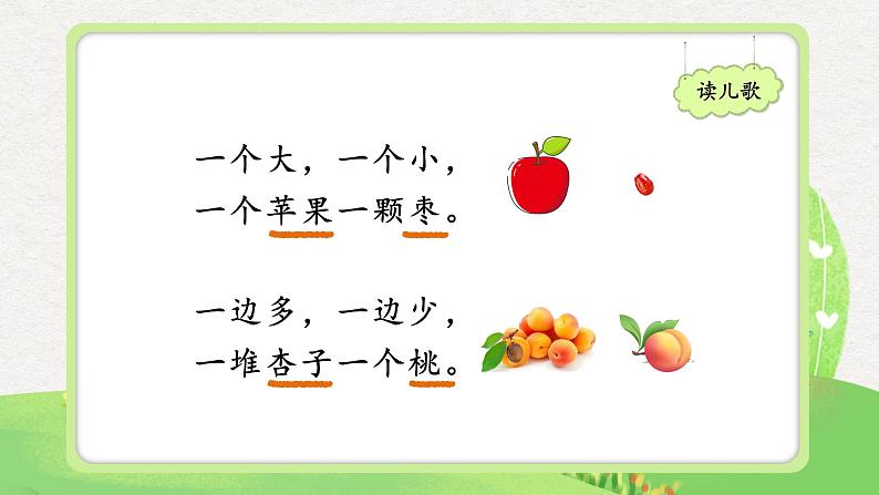 部编版小学语文一年级上册【教学课件】一 语文 识字2-7大小多少第2课时06