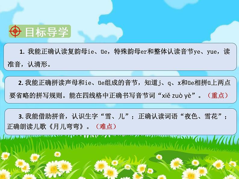 部编版小学语文一年级上册11 ie üe er课件03