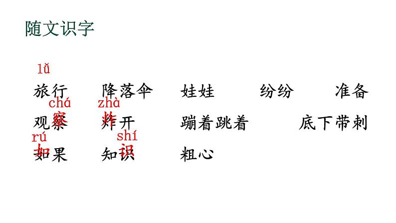 新部编版二年级上语文《3 植物妈妈有办法》优质公开课教学课件06