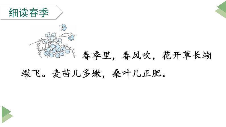 新部编版二年级上语文识字4《田家四季歌》优质公开课教学课件08