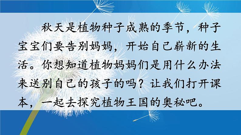 新部编人教版二年级上语文《3 植物妈妈有办法》优质公开课教学课件第2页