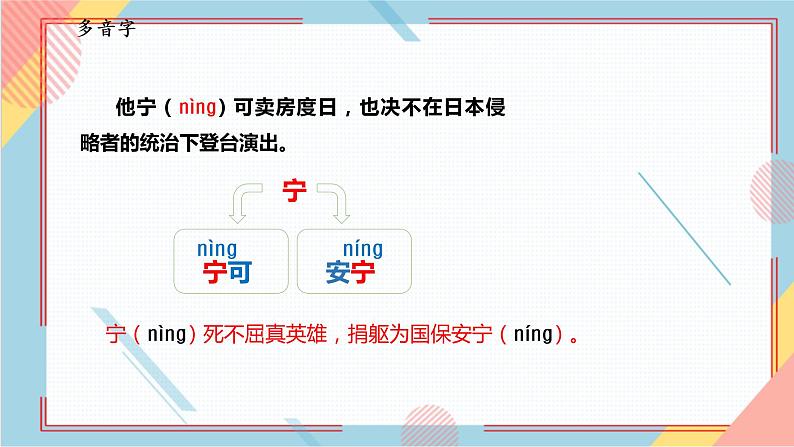 部编版语文四年级上册23.《梅兰芳蓄须》（课件+教案+习题）08