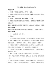 小学语文口语交际 小兔运南瓜教学设计