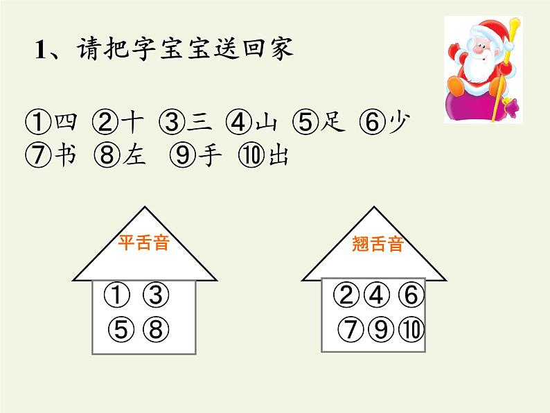 人教版（部编版）小学语文一年级上册 写字表  课件05