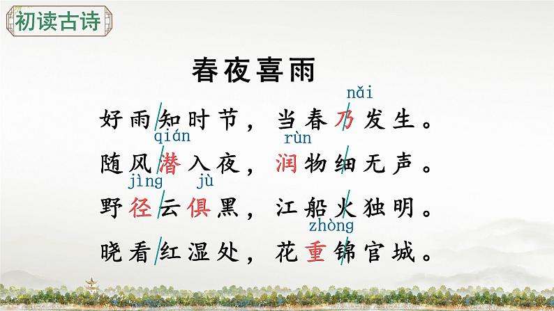 古诗词诵读（课件）第5页