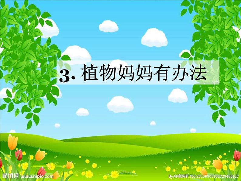 小学统编版二年级语文上册PPT课件3植物妈妈有办法1第2页