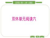 人教版语文五年级上第六单元双休单元阅读六 PPT