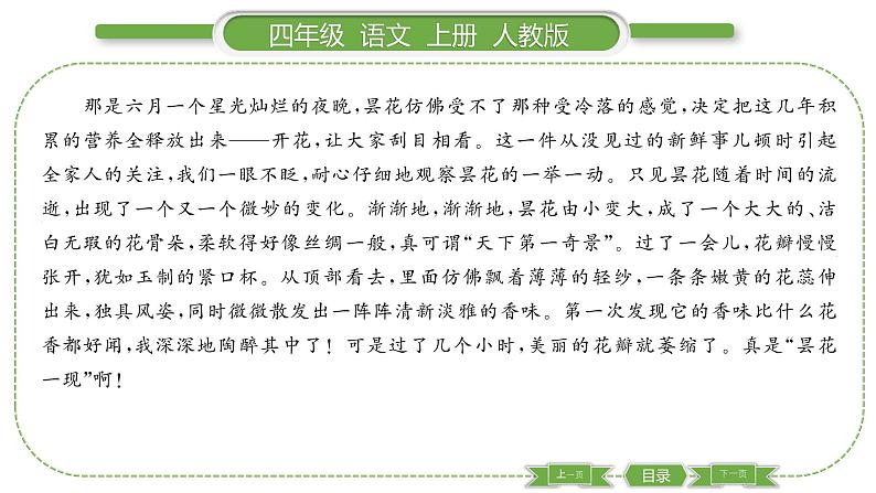 人教版语文四年级上第三单元双休单元阅读三PPT第3页