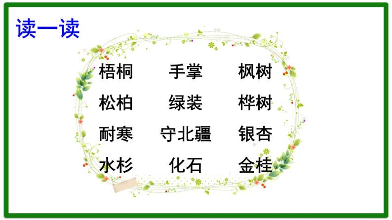 二年级上册语文部编版教案课文识字2.树之歌  课件02