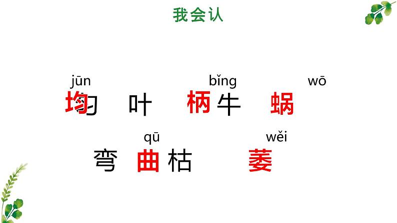 人教版四年级上语文10《爬山虎的脚》第1课时优质示范课课件第6页