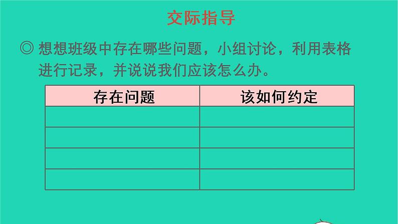 部编版五年级语文上册第一单元口语交际：制定班级公约教学课件 (1)04