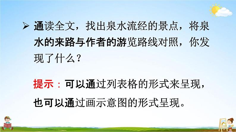 人教统编版四年级语文下册《17 记金华的双龙洞 第2课时》教学课件PPT小学公开课第3页