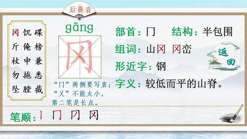 6 景阳冈（生字讲解）第3页