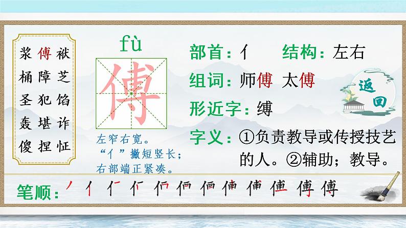 14《刷子李》课件PPT+生字课件+教案+音视频素材（含课文朗读）04