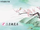 4《三月桃花水》课件PPT+教案+音视频素材（含课文朗读）