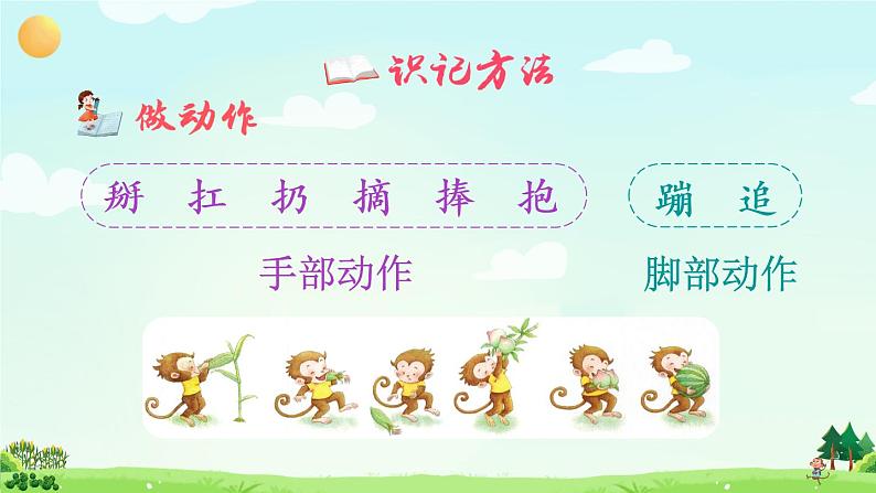 18《小猴子下山》课件PPT+生字课件+教案+音视频素材（含课文朗读）05