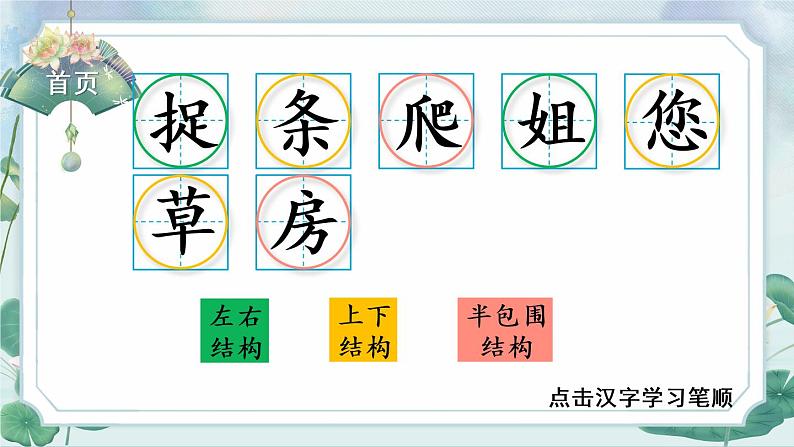 21《小壁虎借尾巴》课件PPT+生字课件+教案+音视频素材（含课文朗读）02