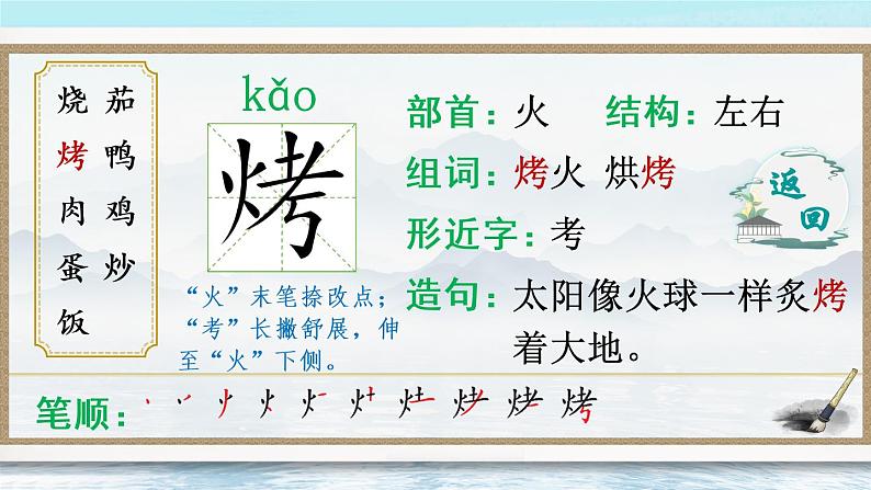 识字4《中国美食》课件PPT+生字课件+教案+音视频素材（含课文朗读）05