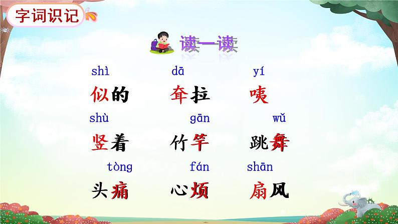 19《大象的耳朵》课件PPT+生字课件+教案+音视频素材（含课文朗读）04