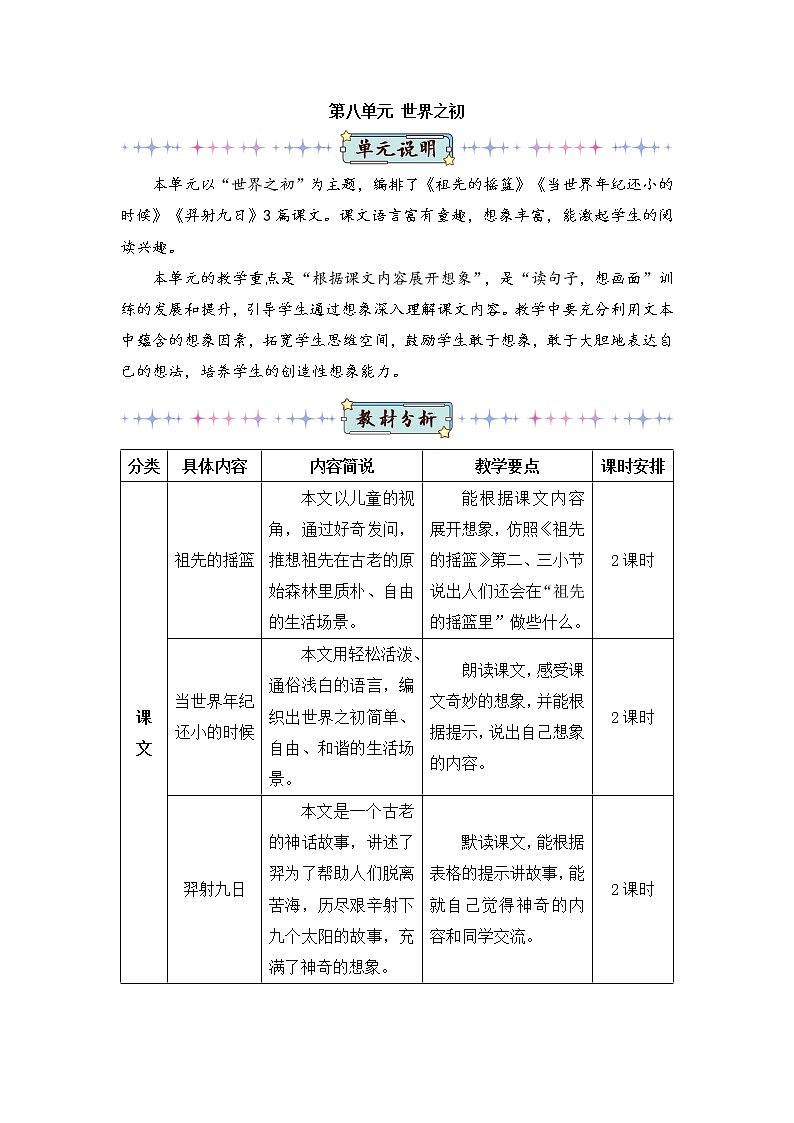 23 祖先的摇篮（教案）第1页