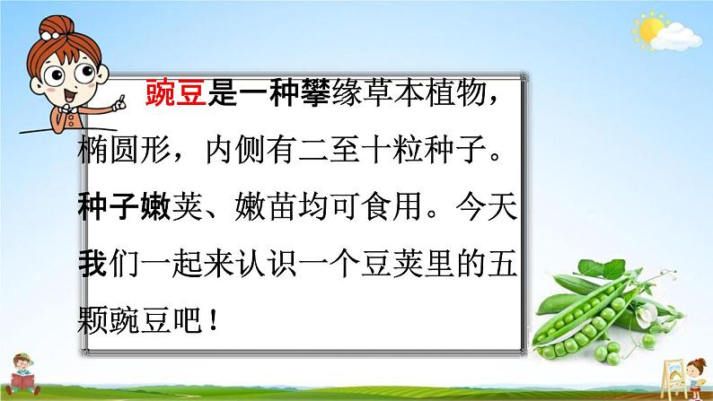 人教统编版四年级语文上册《5 一个豆荚里的五粒豆 第1课时》课堂教学课件PPT小学公开课08