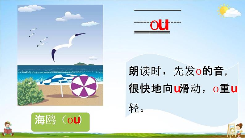 人教统编版一年级语文上册《10 ao ou iu 第1课时》课堂教学课件PPT小学公开课05