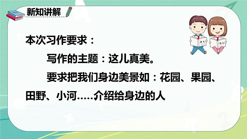 部编版三年级上册语文第六单元习作这儿真美课件08