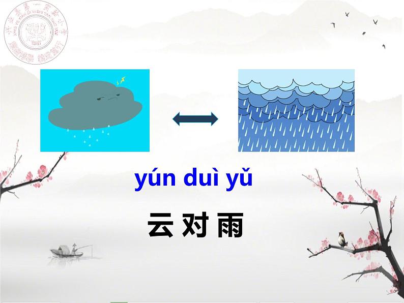 人教版（部编版）小学语文一年级上册 5 对韵歌  课件第8页