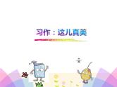 人教版（部编版）小学语文三年级上册 习作：这儿真美  课件