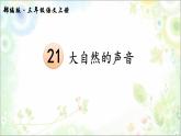 人教版（部编版）小学语文三年级上册 21.大自然的声音  课件