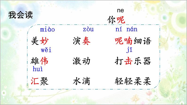 人教版（部编版）小学语文三年级上册 21.大自然的声音  课件02