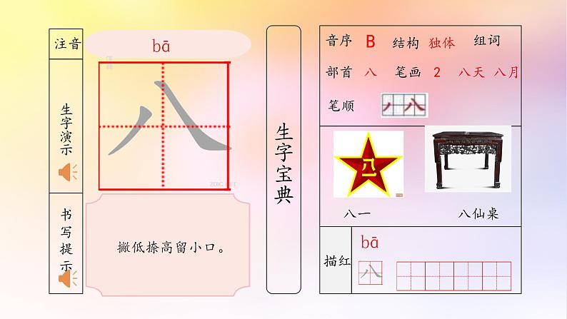 部编版小学语文一年级上册语文园地一（课件） -第7页