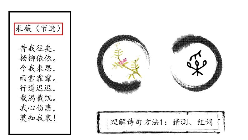 六下古诗词诵读1采薇（节选）课件第4页