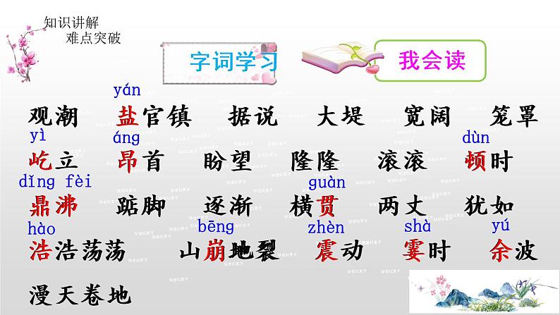 人教版（部编版）小学语文四年级上册 1.观潮  课件第4页