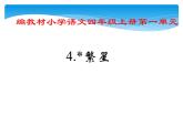 四年级上册语文人教部编版  4.繁星  课件